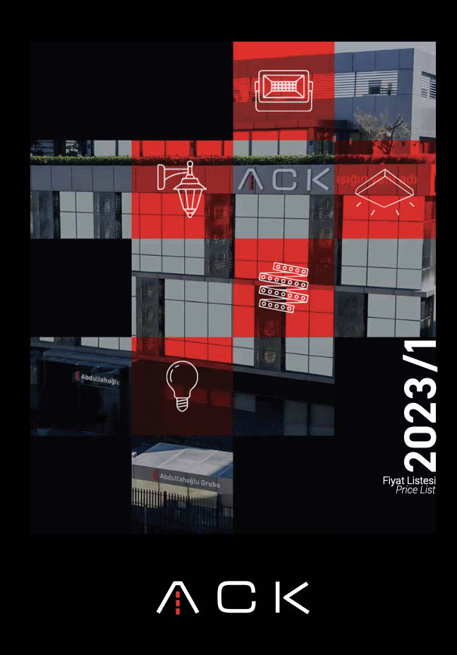 ACK 2023 FİYAT LİSTESİ 
